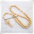 Knoted Rosary, Colourful Beads Rosary, Plastic Beads Rosary (IO-cr303)